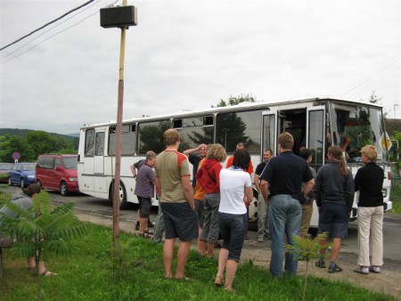Na hranicích Slovensko/Ukrajina. Nikdo znás si však nepamatuje Slovensko :-).