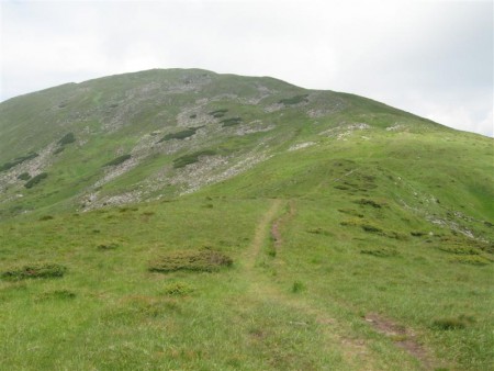 Cesta na vrchol.