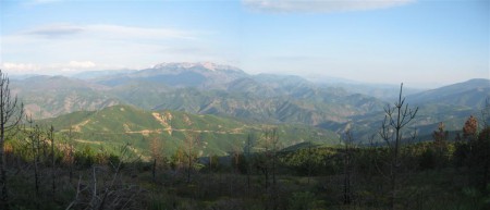 Vrcholové panorama.