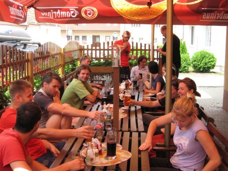 Brno - zakončení akce Albanie 2009