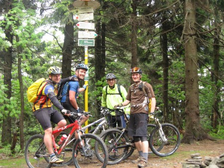 Čert nám byl dlužnej mylného výstupu na Čertův Mlýn - výš už to nešlo 1206 m.n.m. :-).