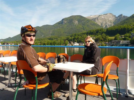 Novinka - plavba lodí z Wolfgangu do St. Gilgenu.