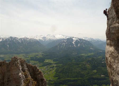 Panorama s Mejstřou, anebo panorama s Dachstein Gruppe?