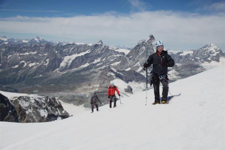 Výstup na Breithorn.