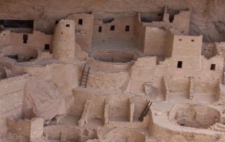 Mesa Verde - indiánská vesnička.