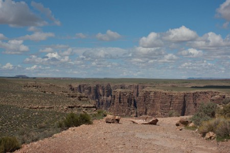 Začátek Grand Canyonu.