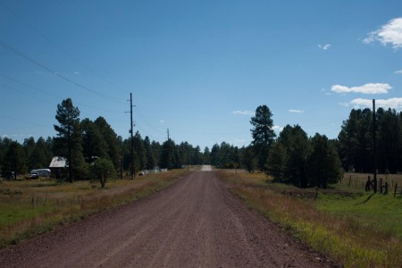 I takhle vypadá chvílema Route 66. Stačí 1mile a vypadáte jak horníci z dolu :-).