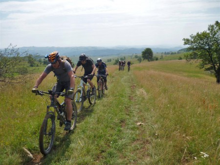 Bikeři v kraji.