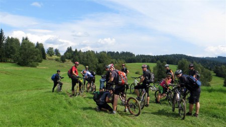 Bikeři a kraj.